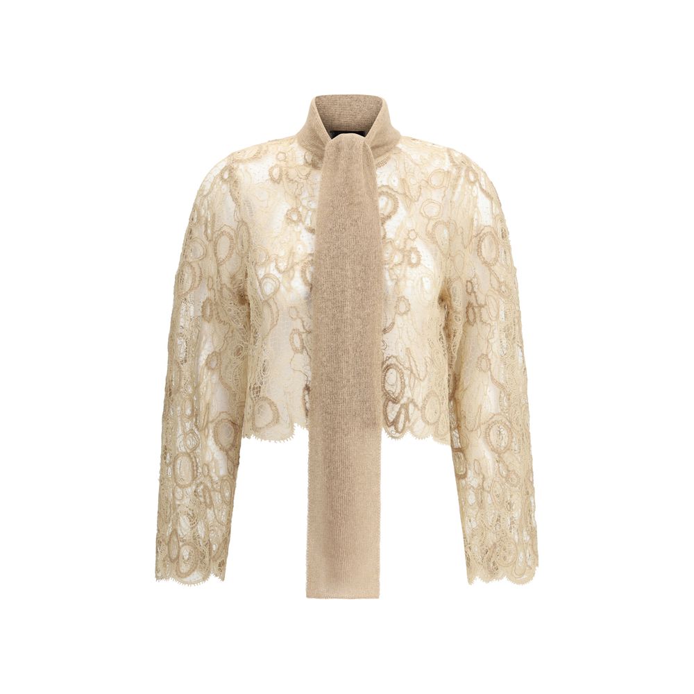 Lace cropped Shirt