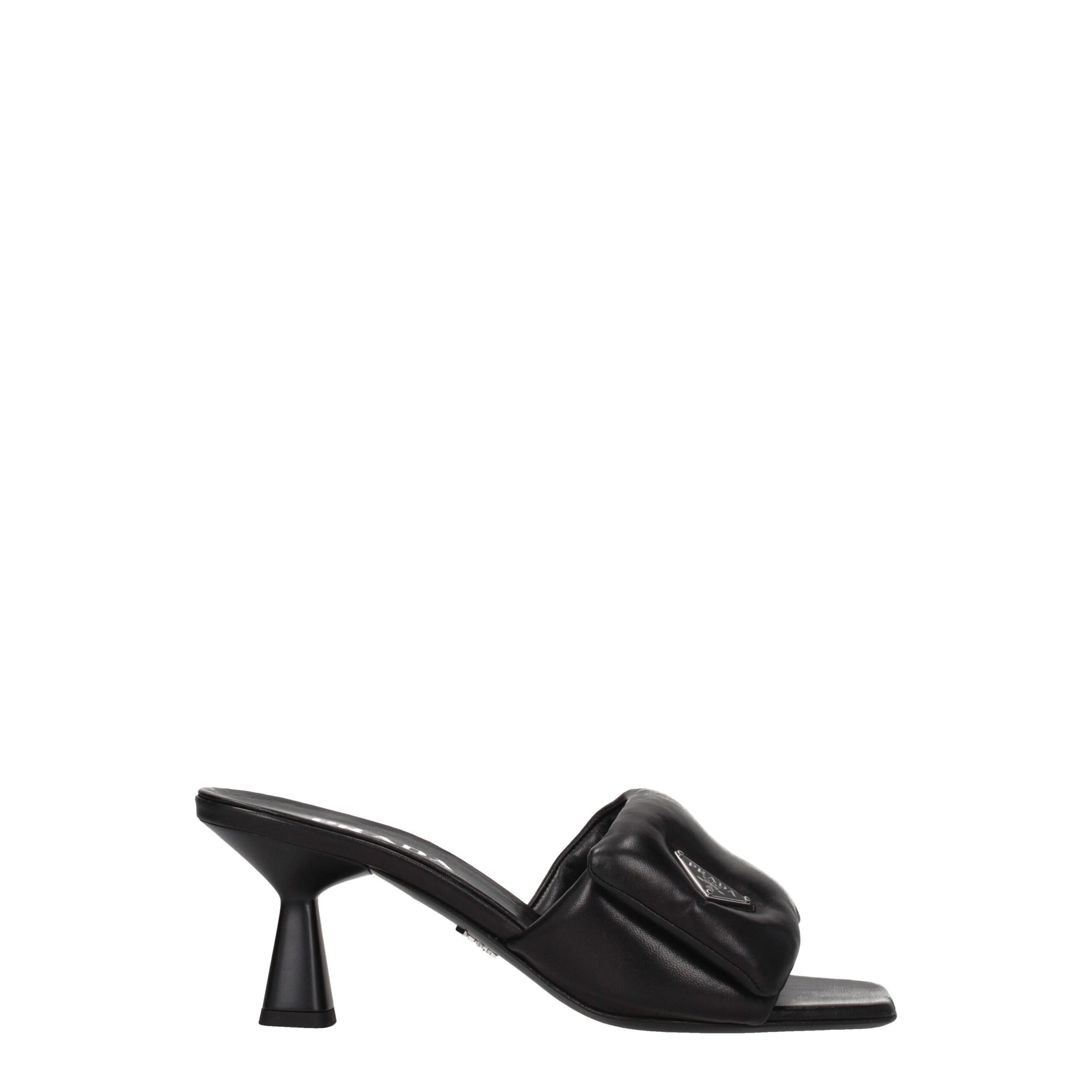 Black Leather Platforms