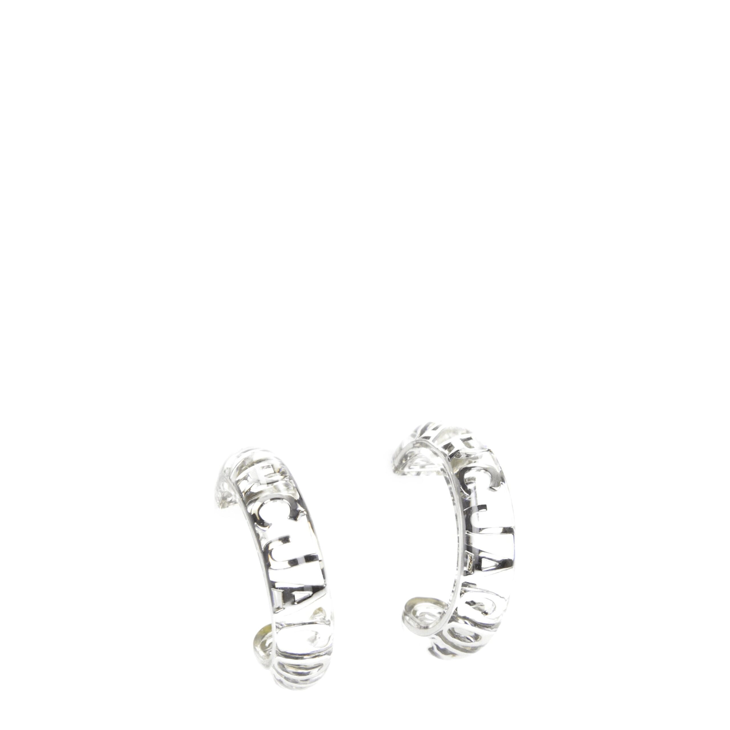 Transparent Plastic Earrings