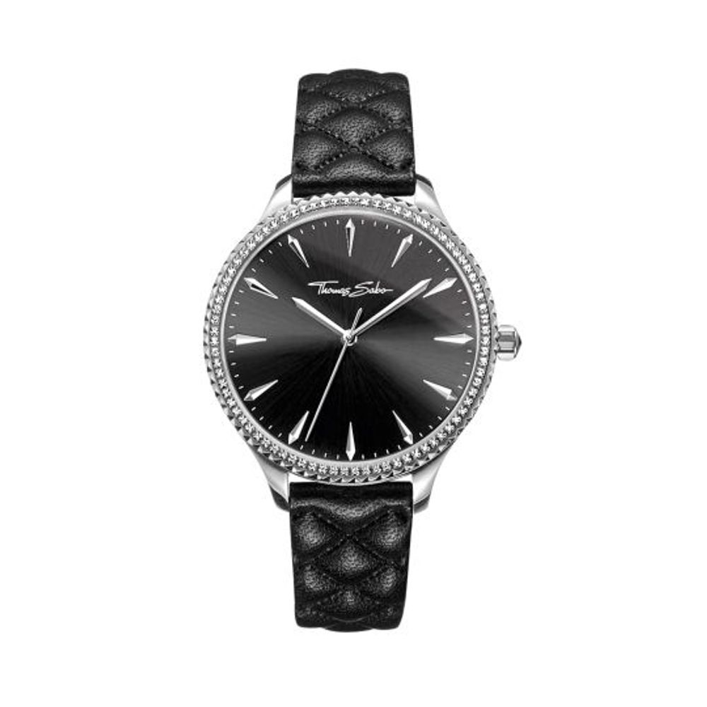 Black Leather Watch