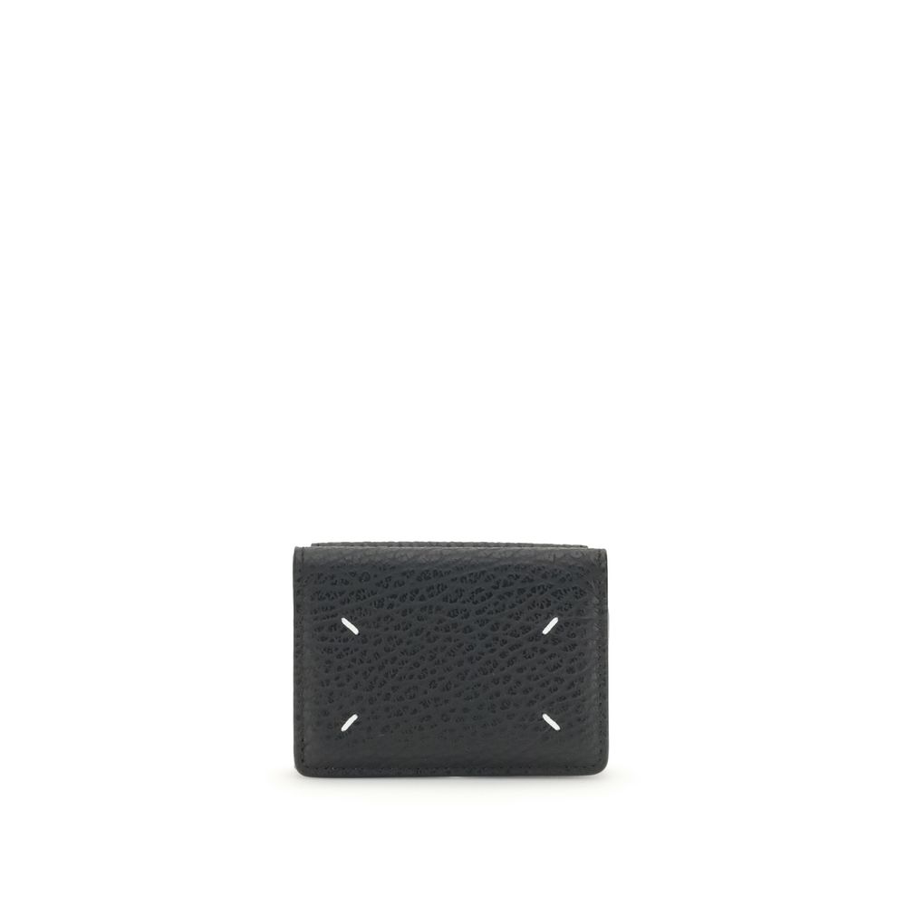 Wallet with white stitch
