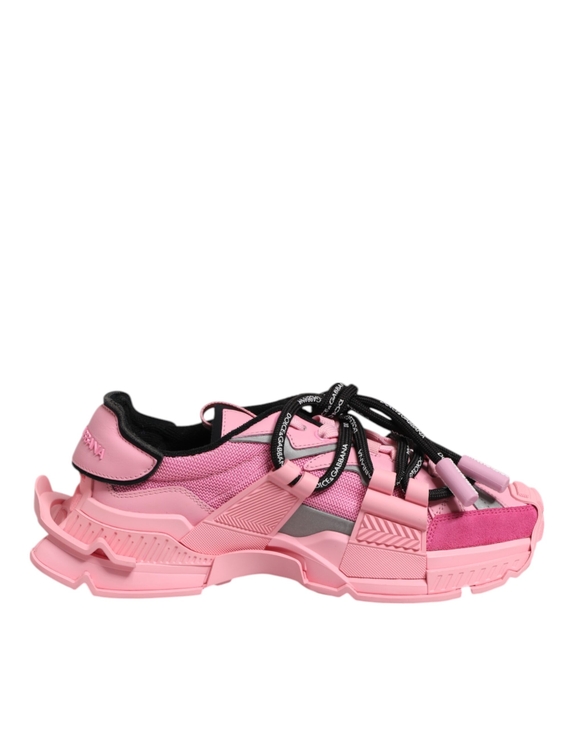 Dolce & Gabbana Pink Low Top Space Women Sneakers Women's