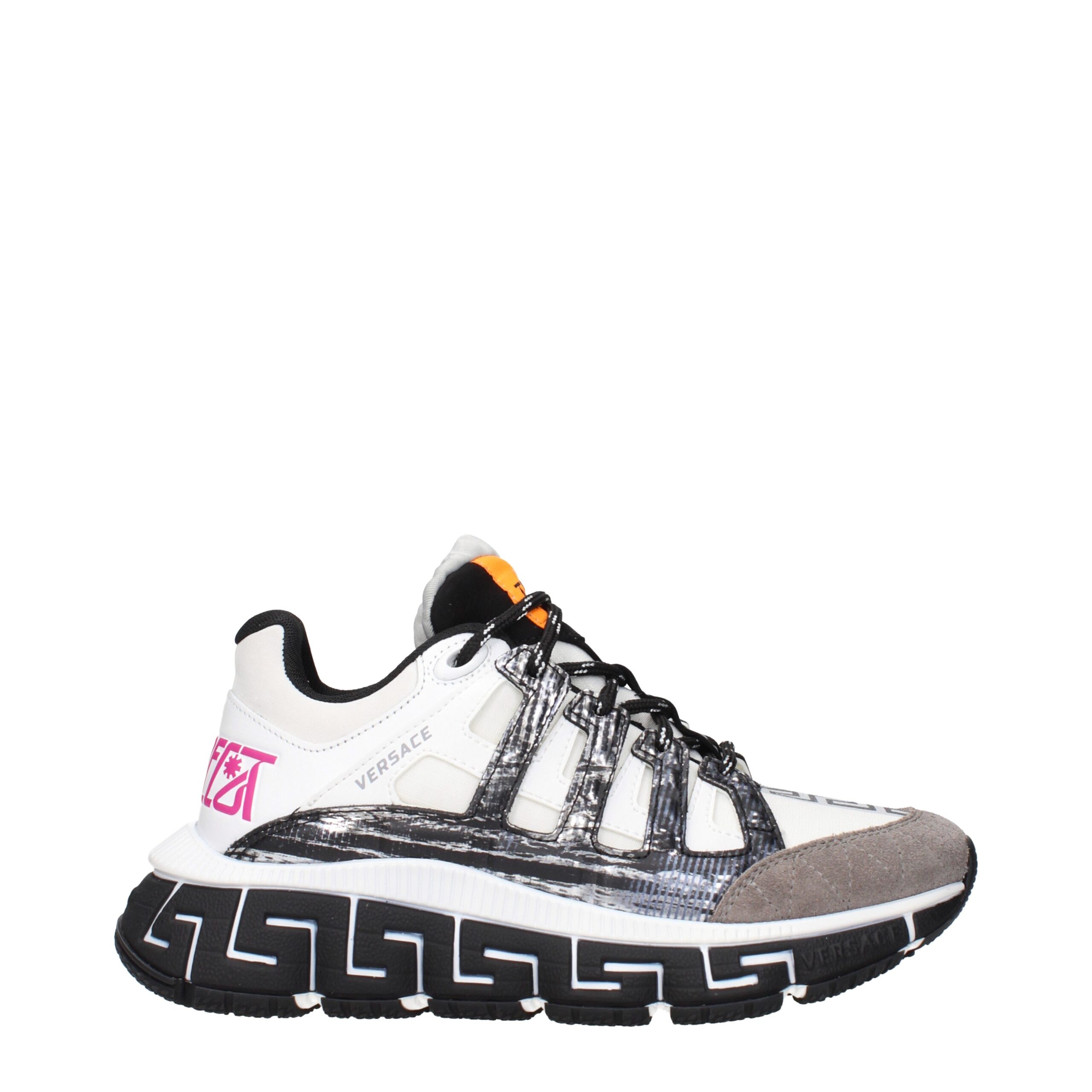 Beige Fabric Athletic Sneakers