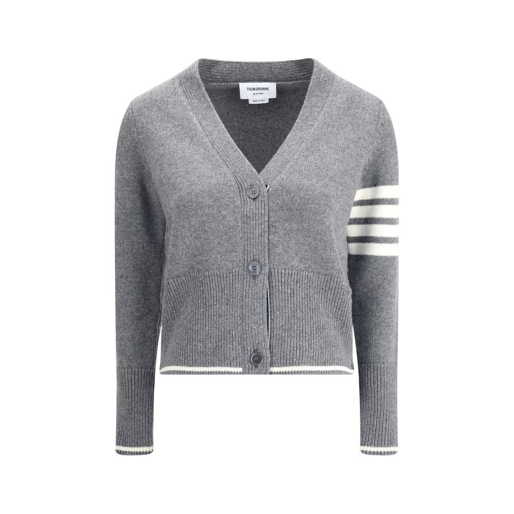 Virgin wool Cardigan with embrodery geese