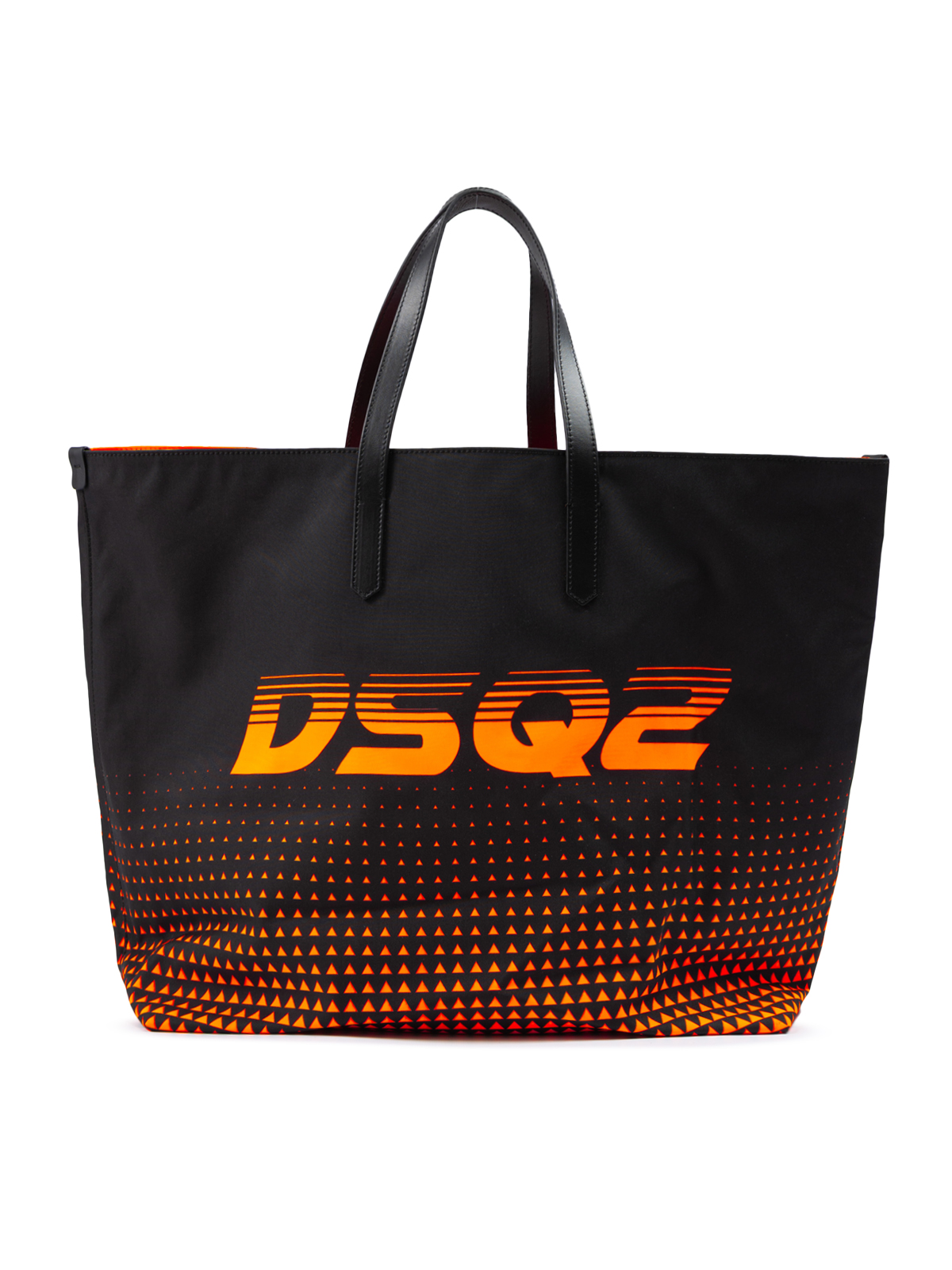 Bicolour Polyester Logo Shopping Bag