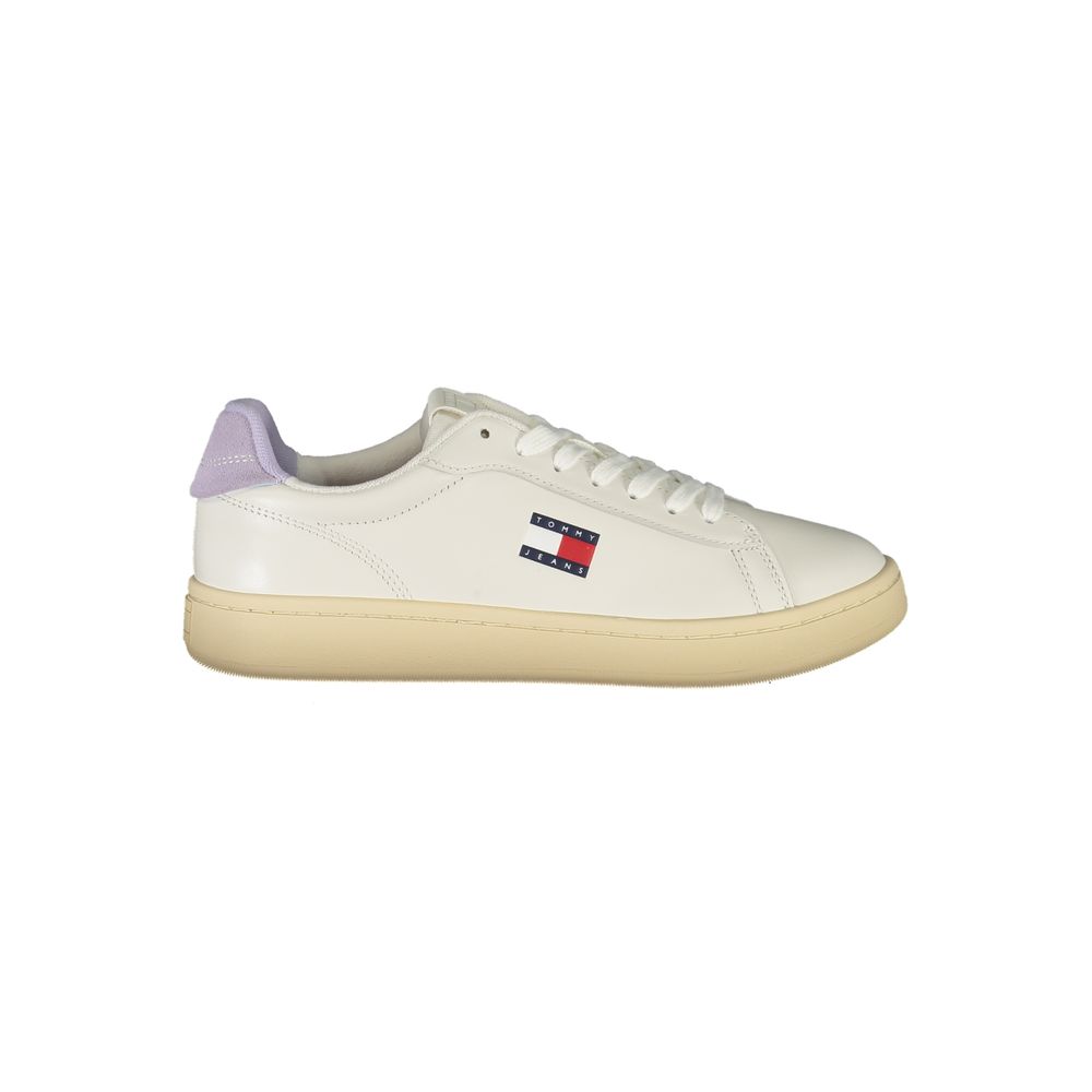 White Leather Women Sneaker