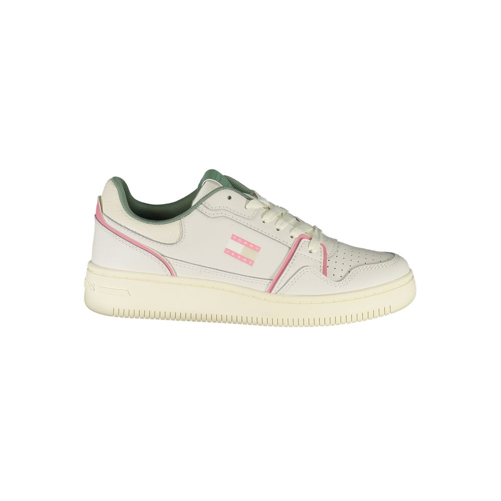 White Leather Women Sneaker