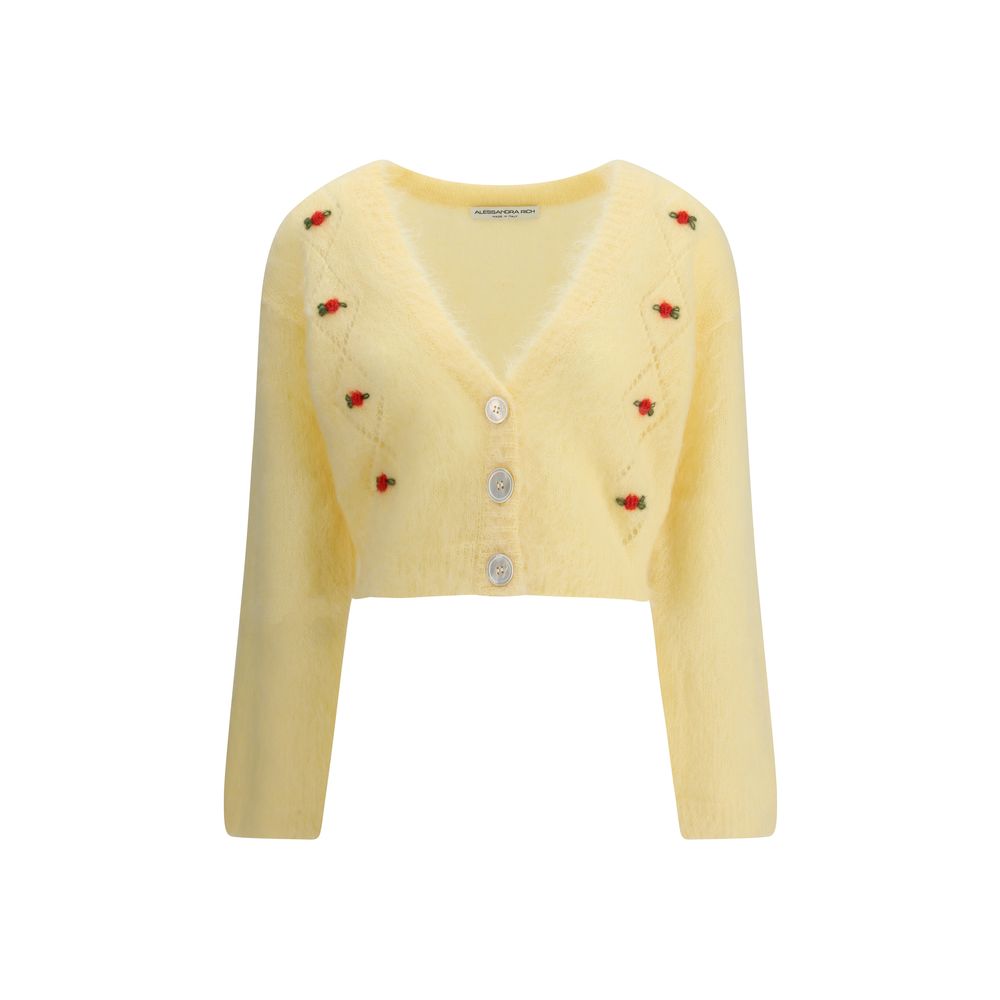Mohair Cardigan with embroidery