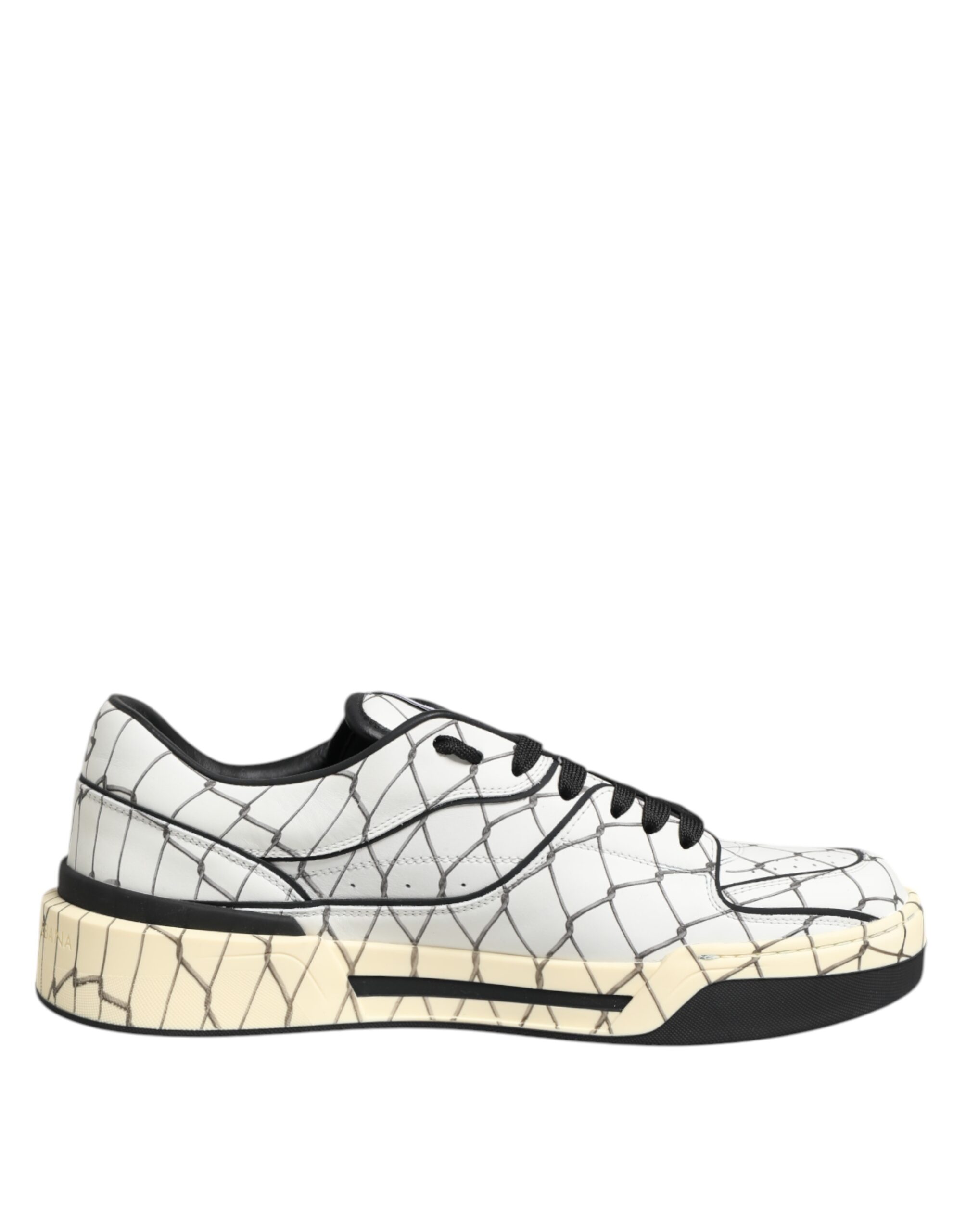 White Milano Graffiti Low Top Sneakers Shoes