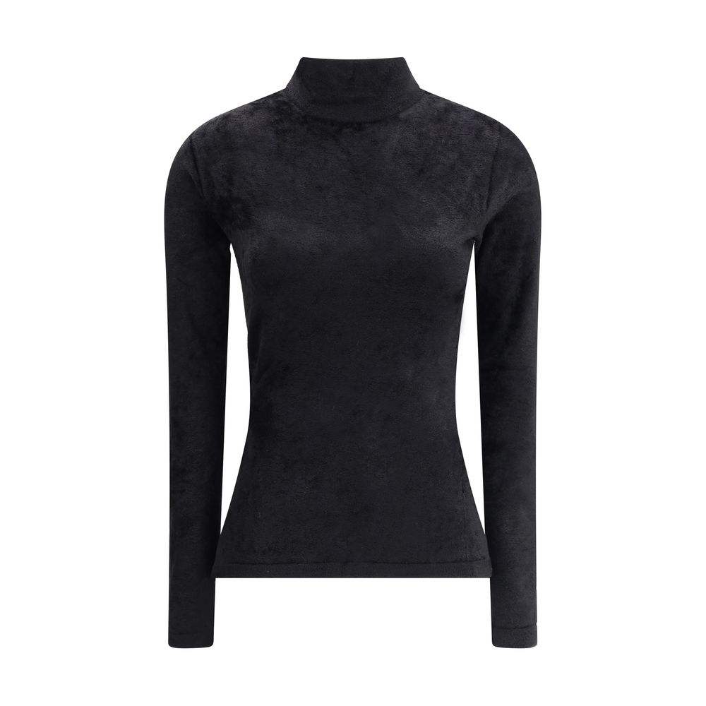 Chenille Top with half nec