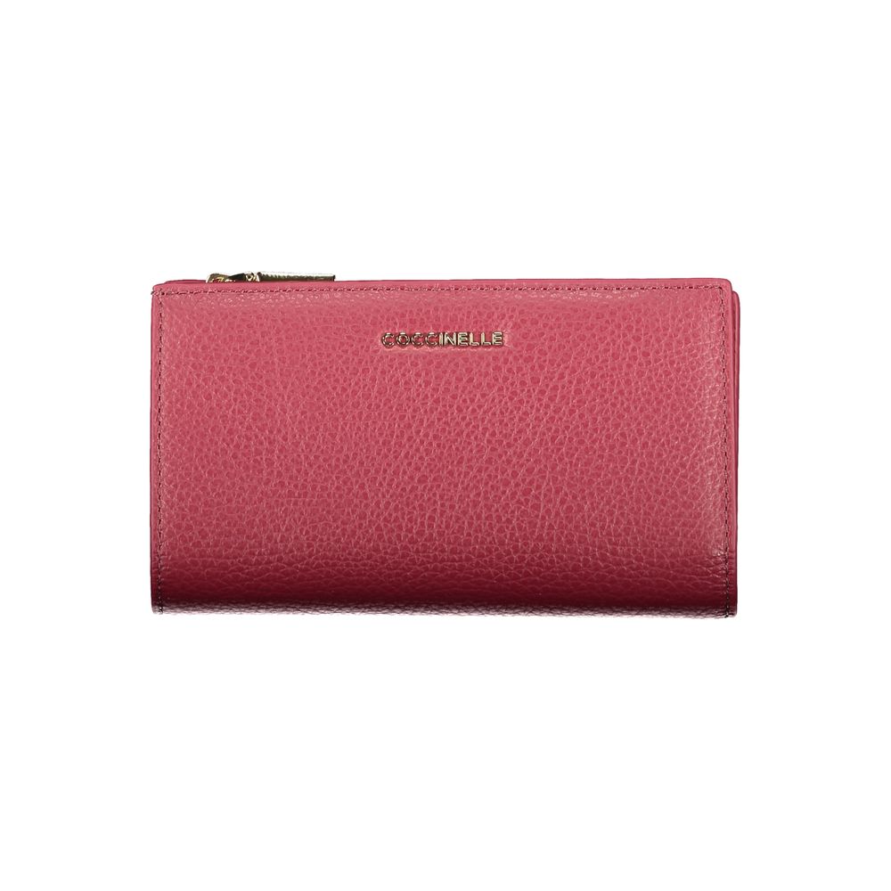 Purple Leather Women Wallet