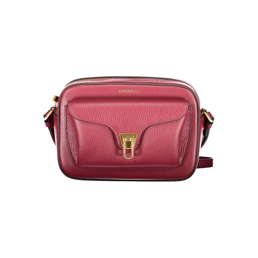 Purple Leather Women Handbag