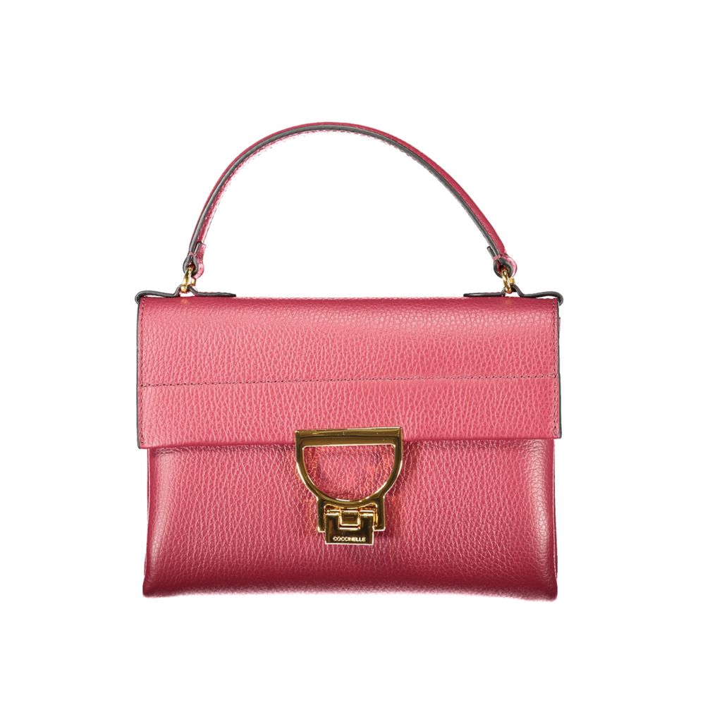 Purple Leather Women Handbag
