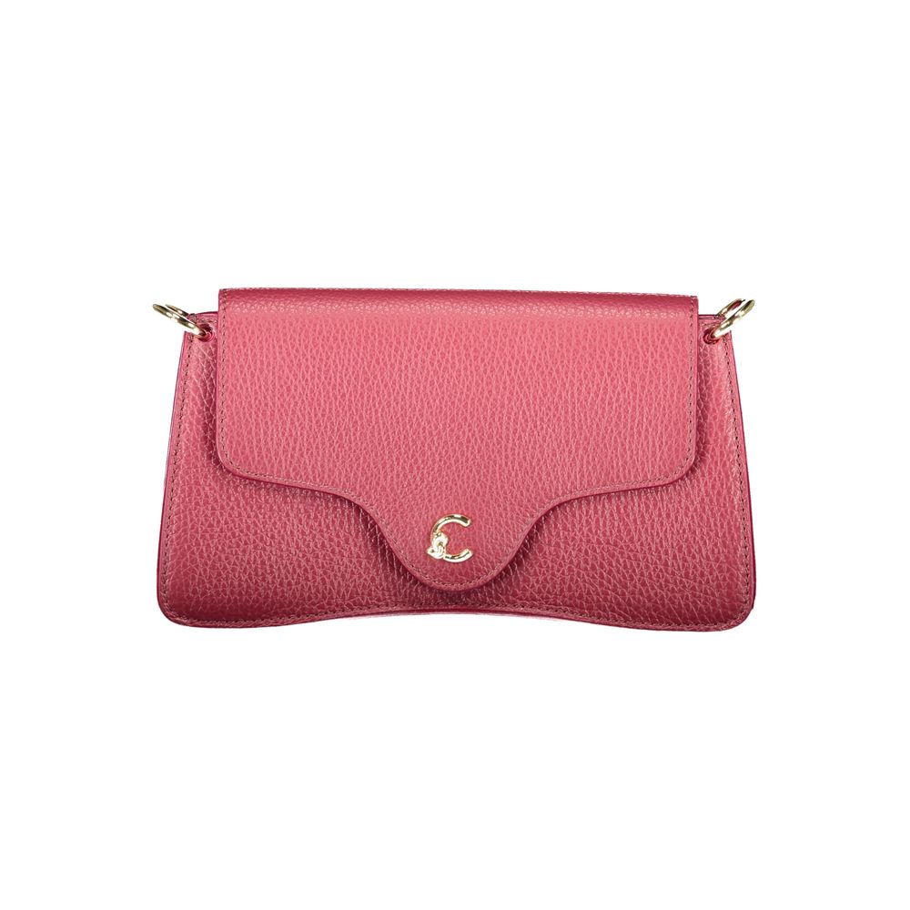 Purple Leather Women Handbag