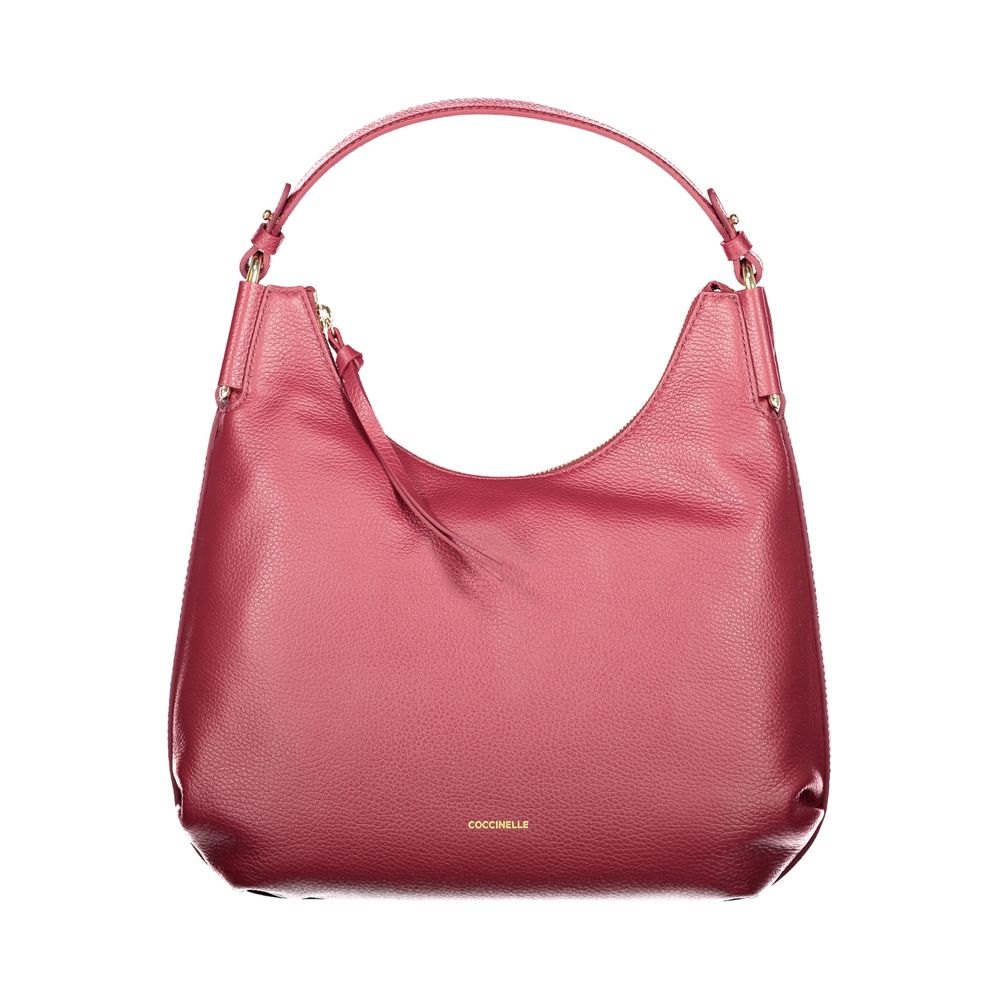 Purple Leather Women Handbag