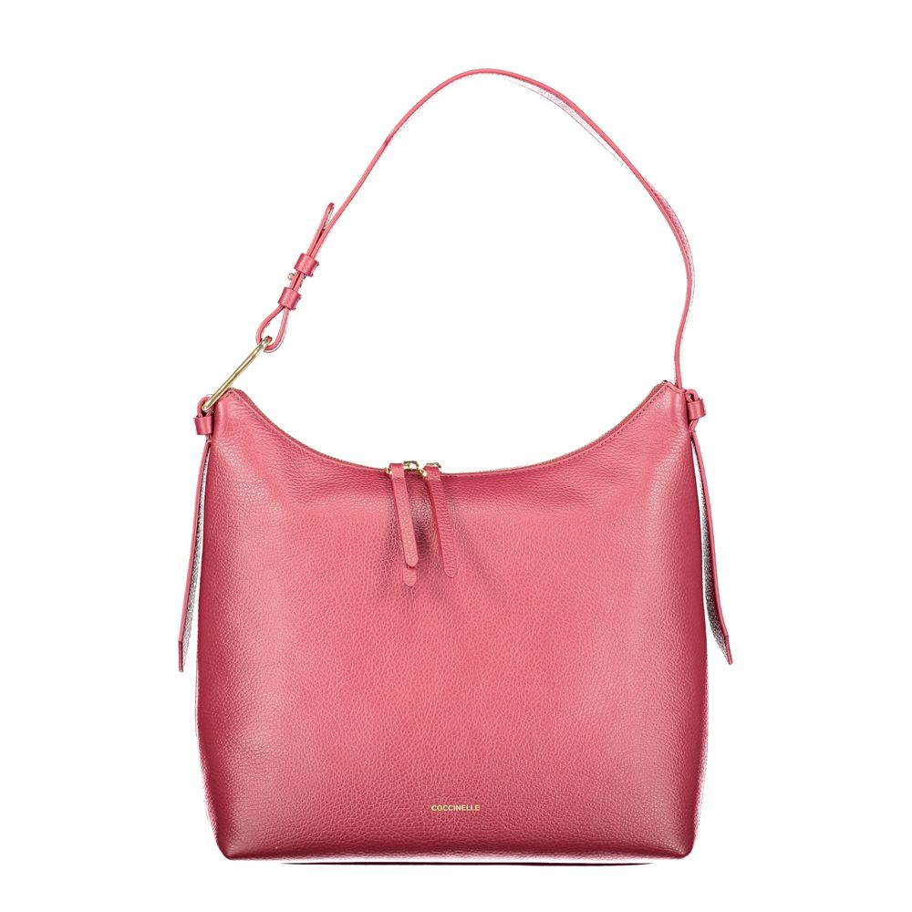 Purple Leather Women Handbag