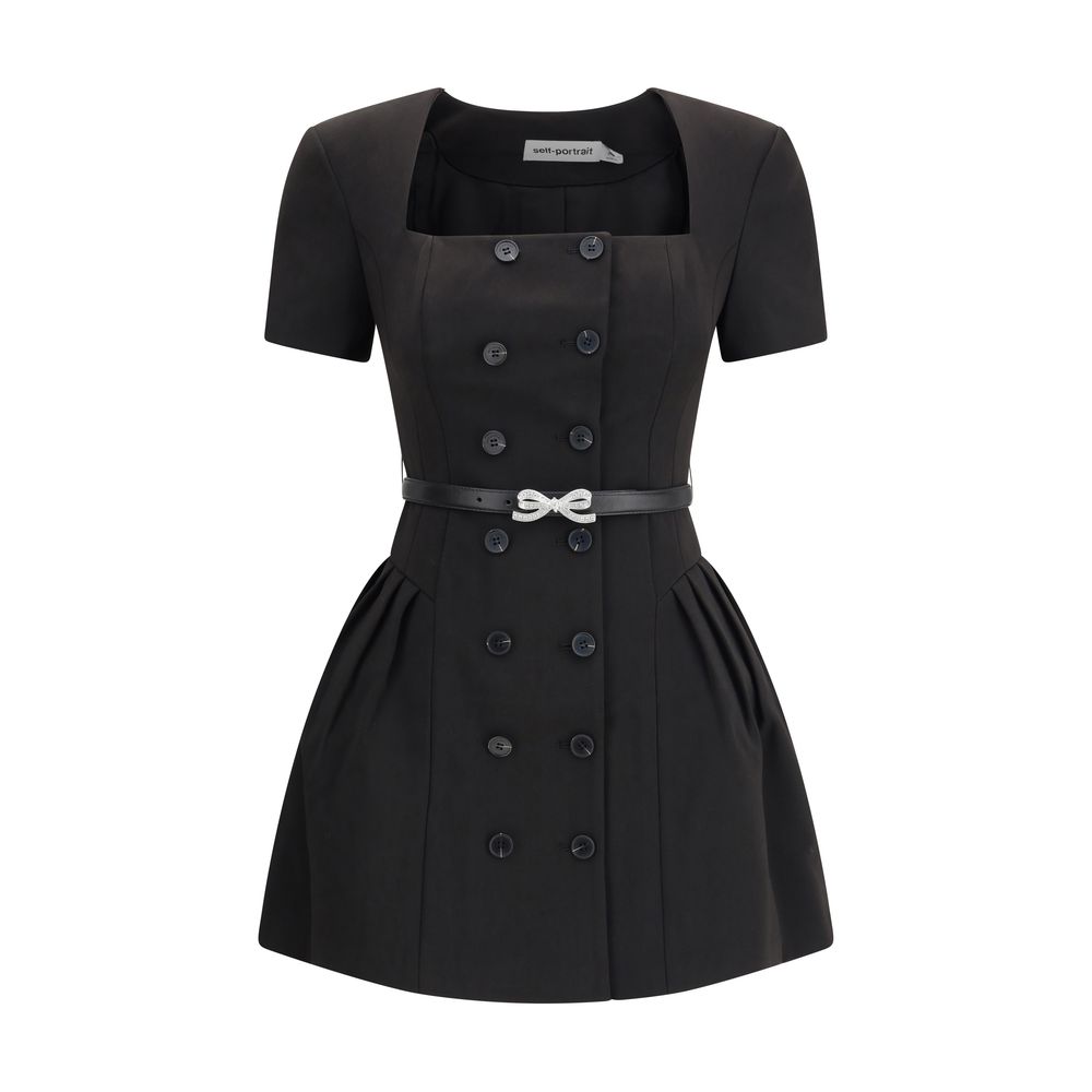 Crepe short sleeve Dress