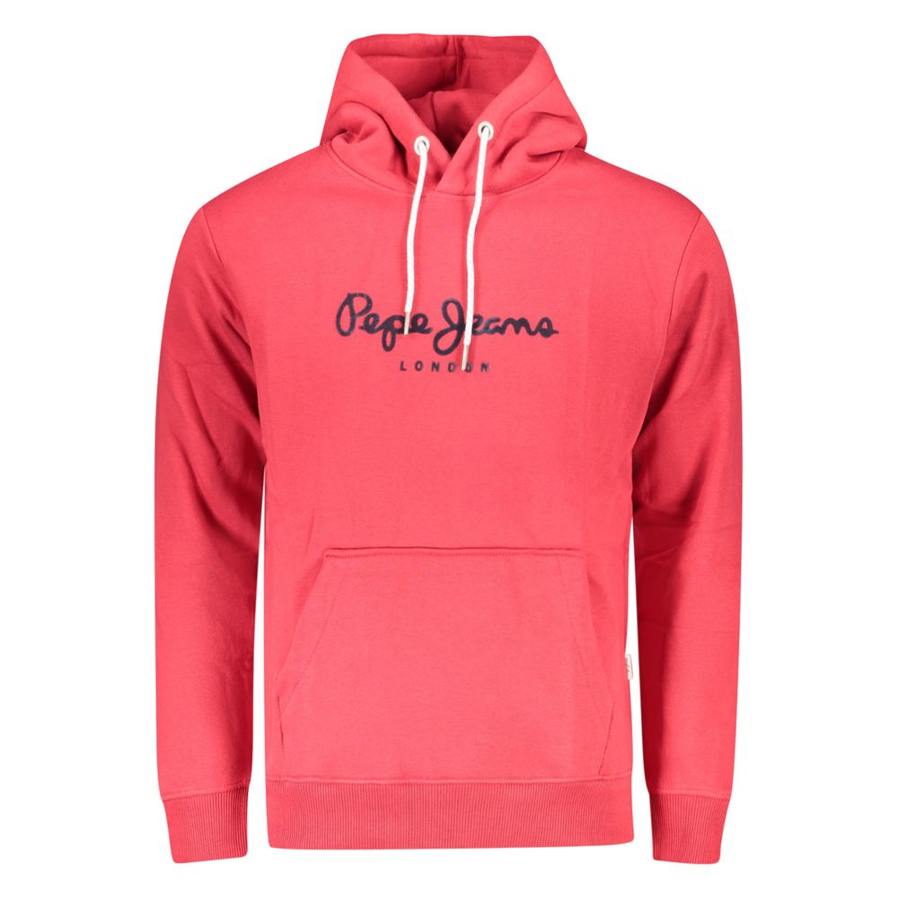 Red Cotton Men Sweater