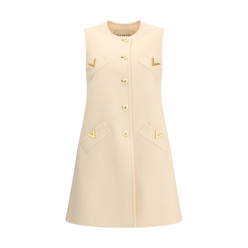 Compact drap long Vest