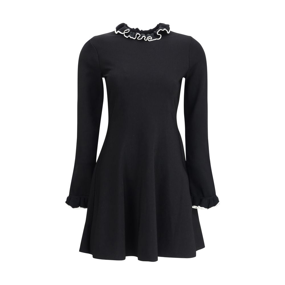 Knit Dress with volants