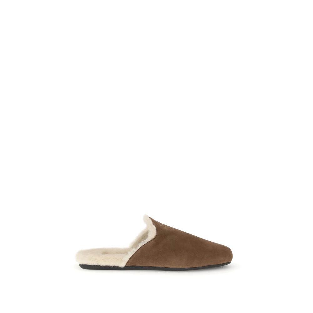 Suede Mules