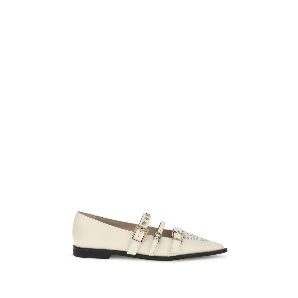 Studded Ballerinas