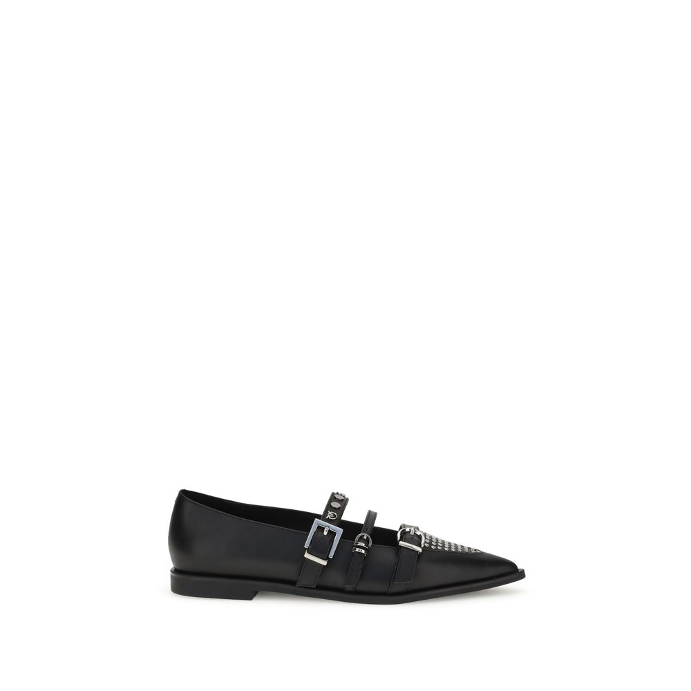 Studded Ballerinas