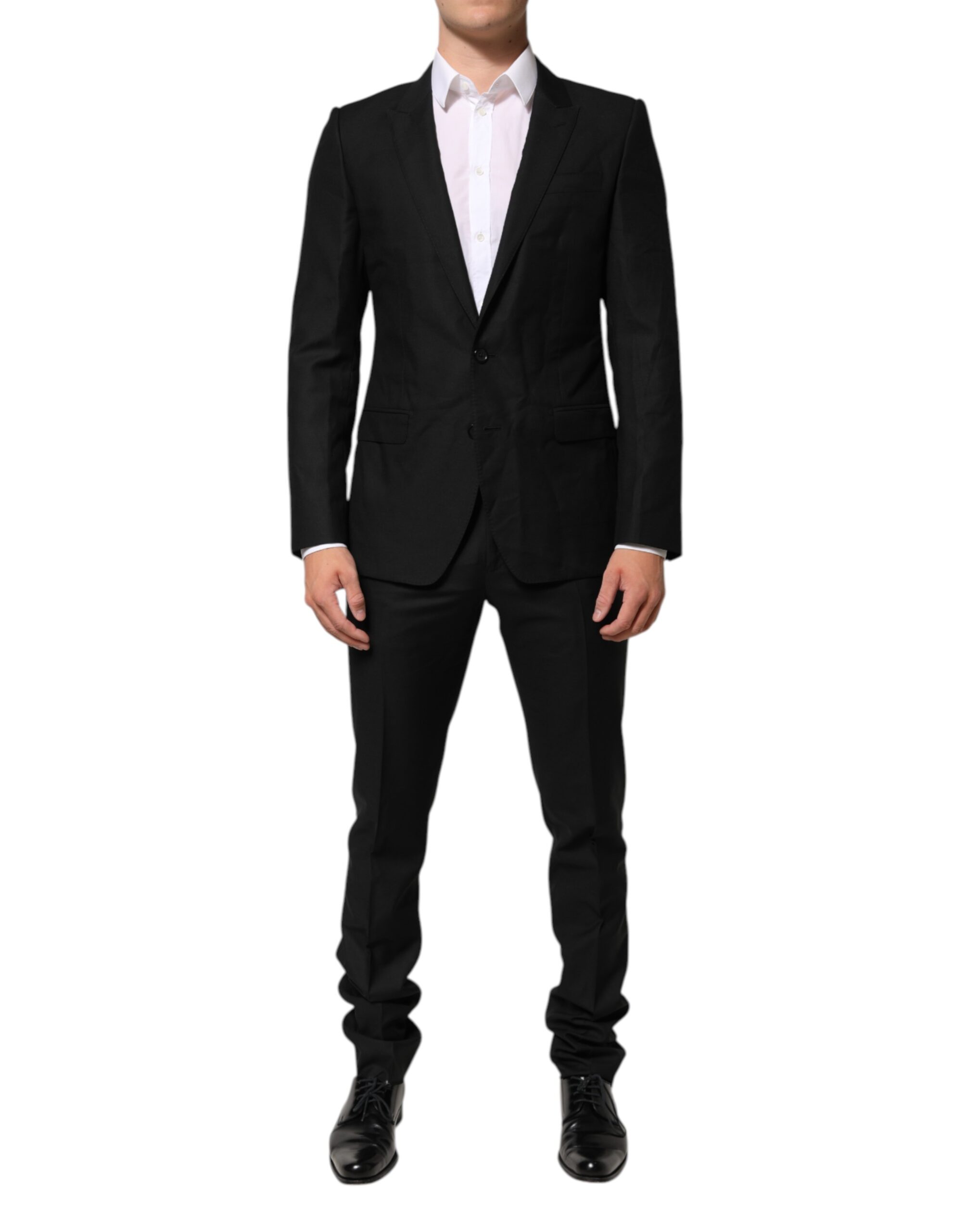 Dark Blue MARTINI Wool Blazer Coat Suit