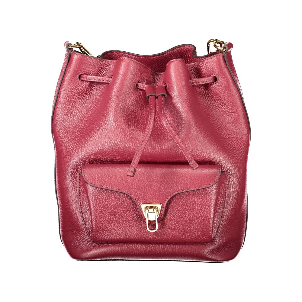 Purple Leather Women Handbag