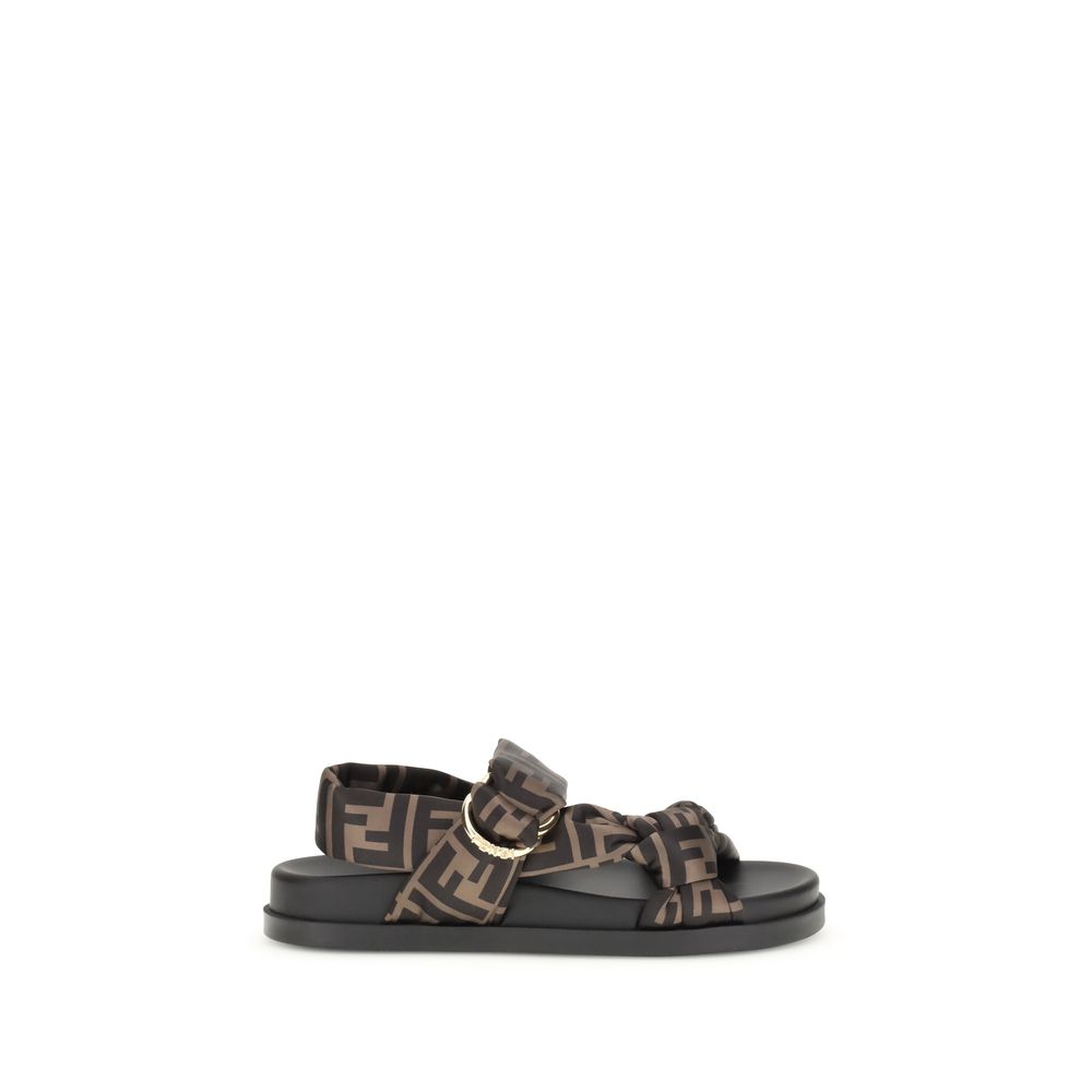 FF satin Sandals