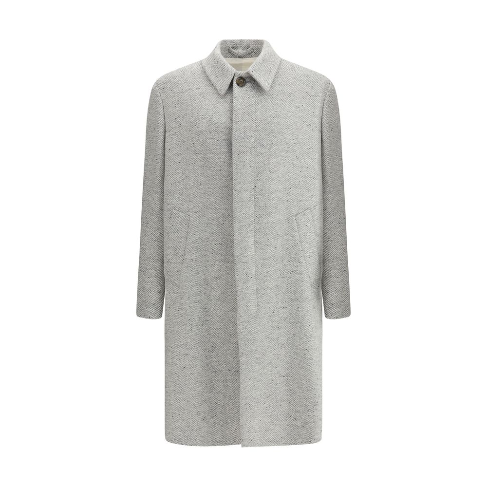 Herringbone patterned Coat