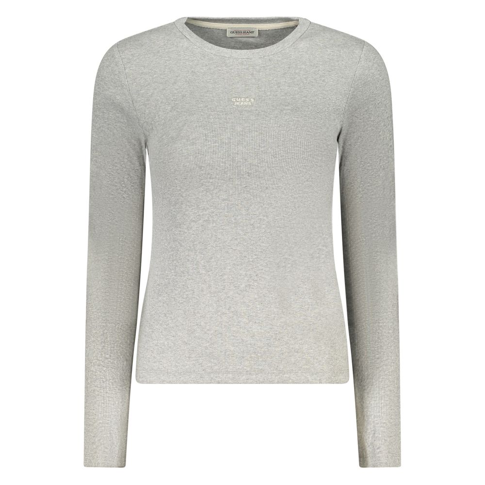 Gray Cotton Women's T-Shirt