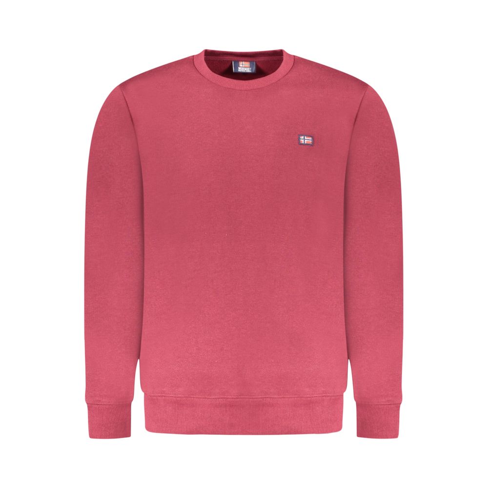 Red Cotton Men's Sweatshirt