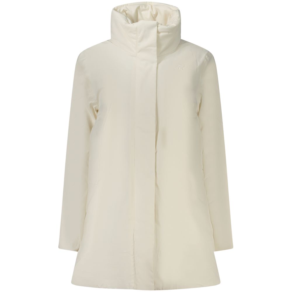 White Nylon Jackets & Coat