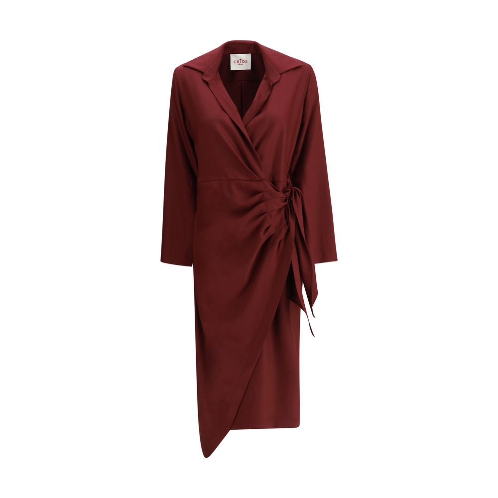 Como Dress in crêpe de chine