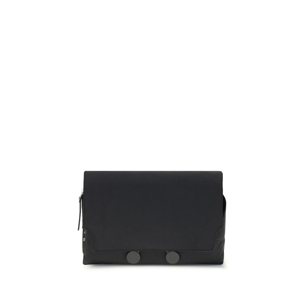 Black Polyamide Clutch Bag