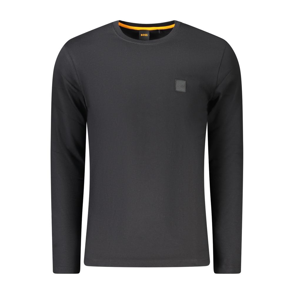 Black Cotton Men TShirt