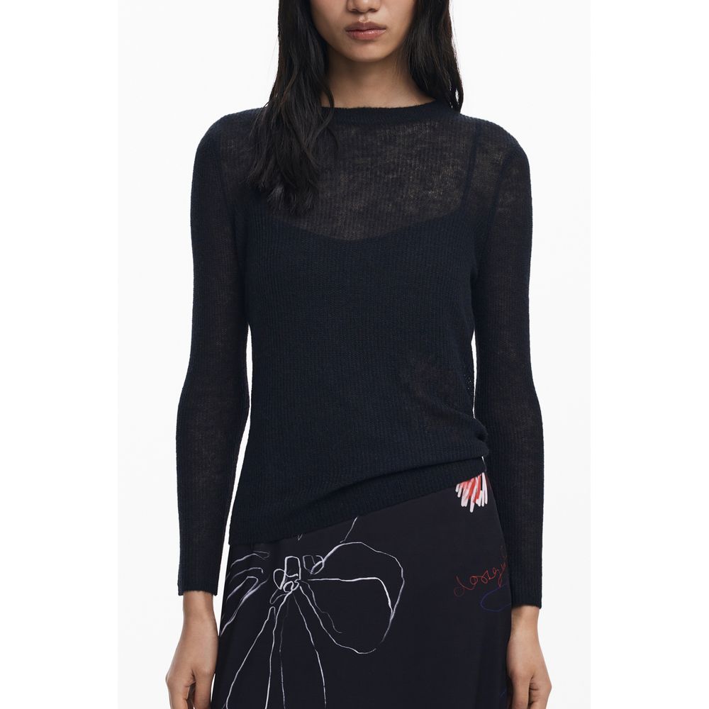 Black Polyester Women Dress