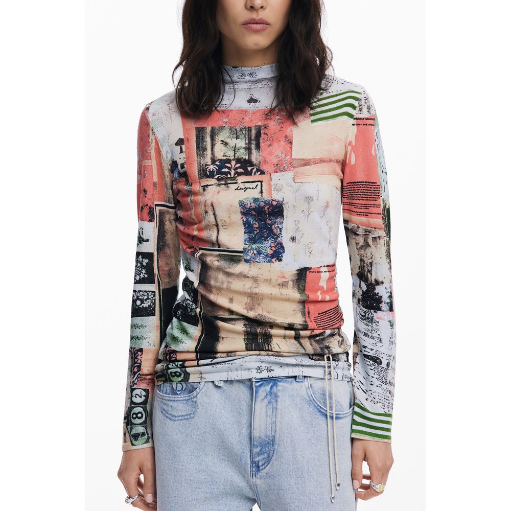 Pink Viscose Women Sweater