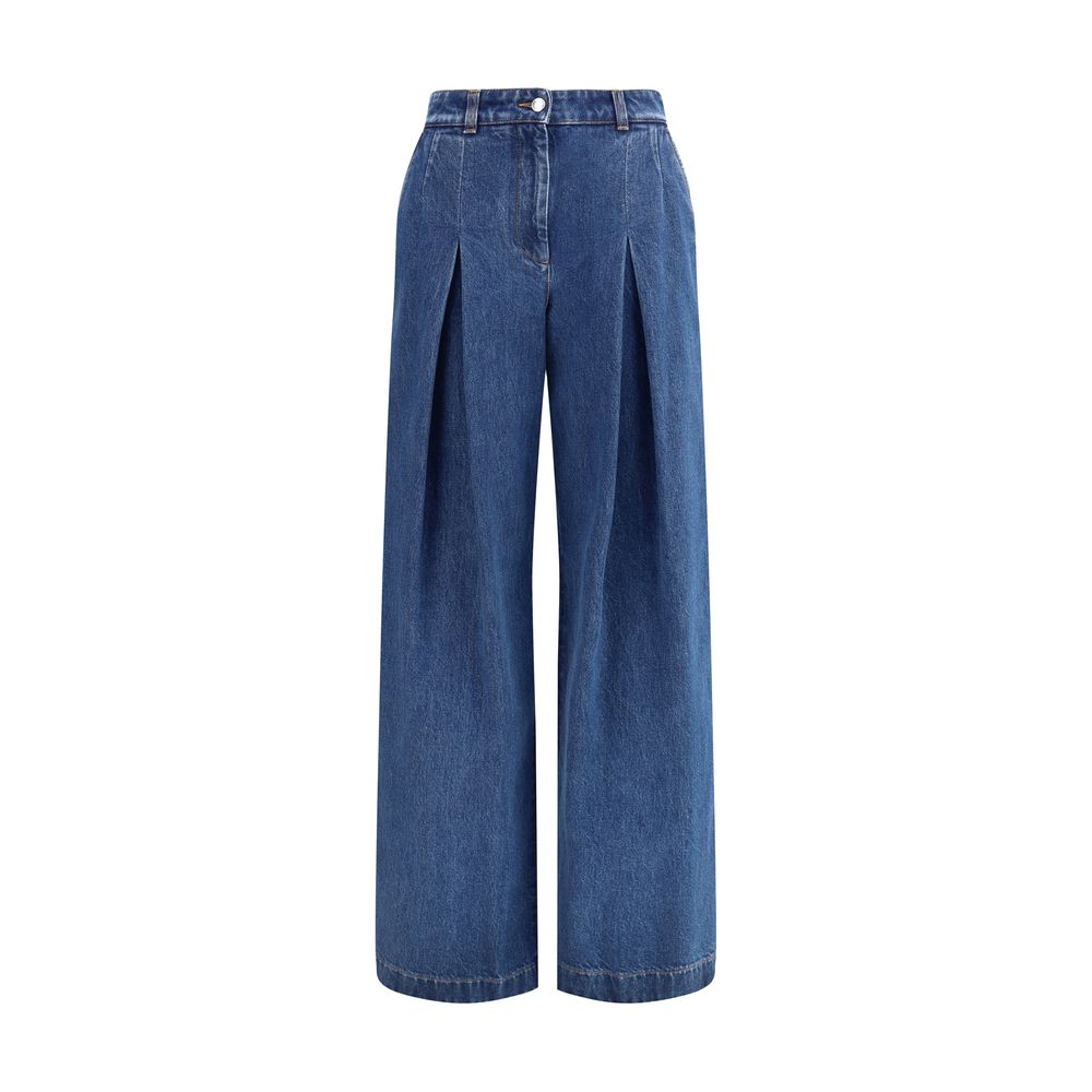Straight Jeans with pinces