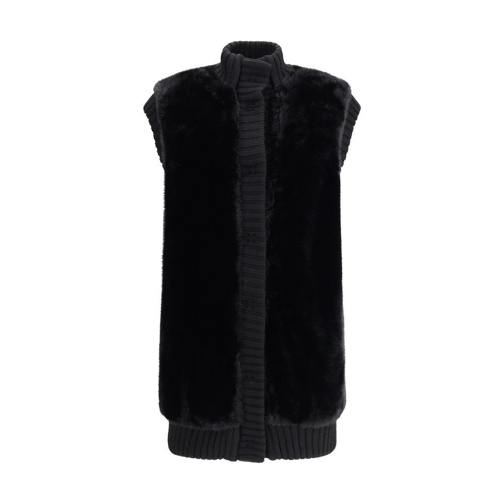 Long Vest in faux fur