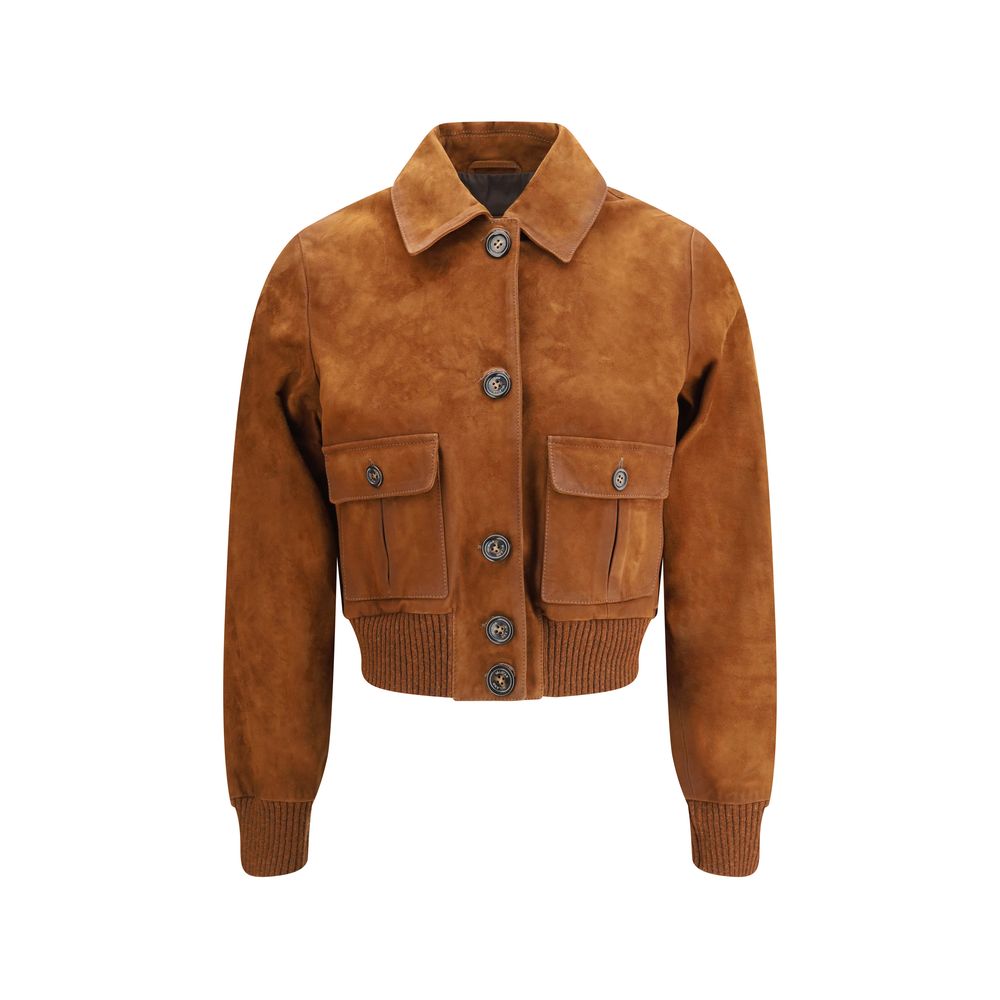 Suede leather Jacket