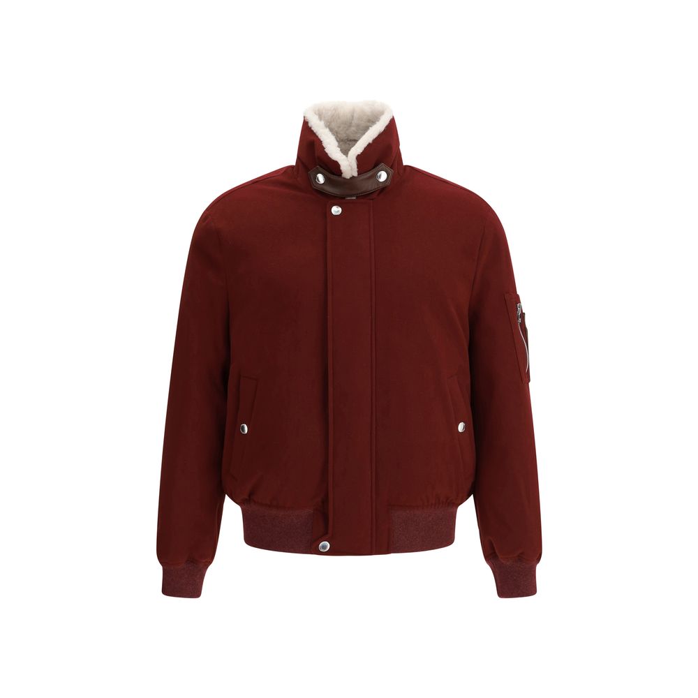 Wool flannel Down Jacket