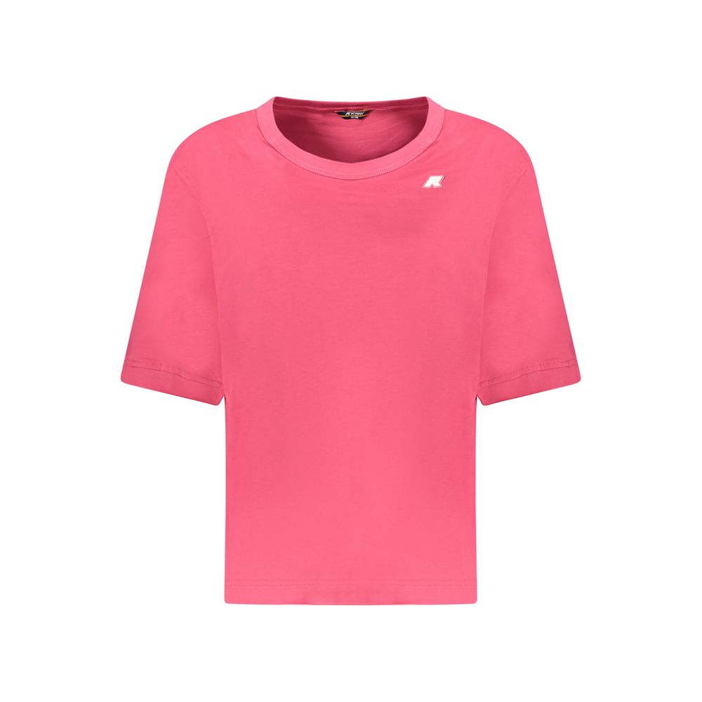 Pink Cotton Tops & T-Shirt