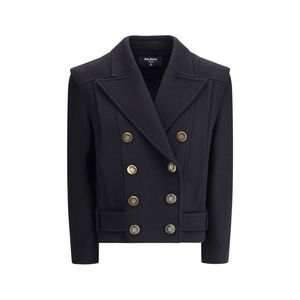 Wool Double-breasted Coat