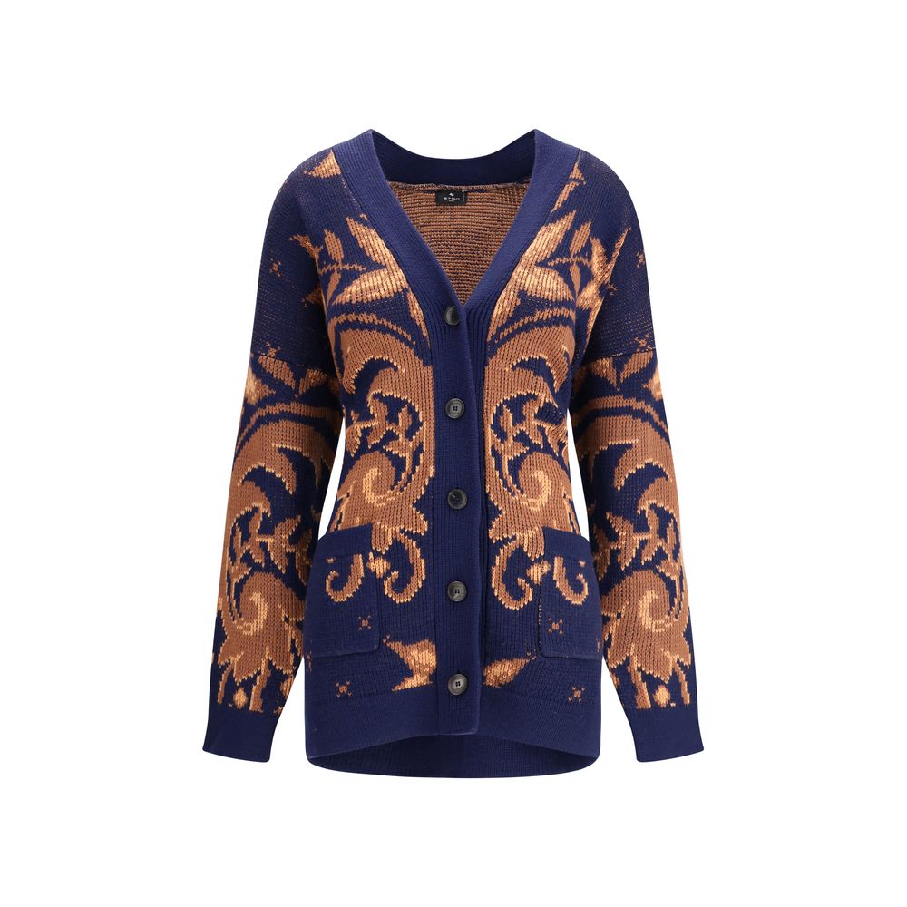 Wool jacquard Cardigan