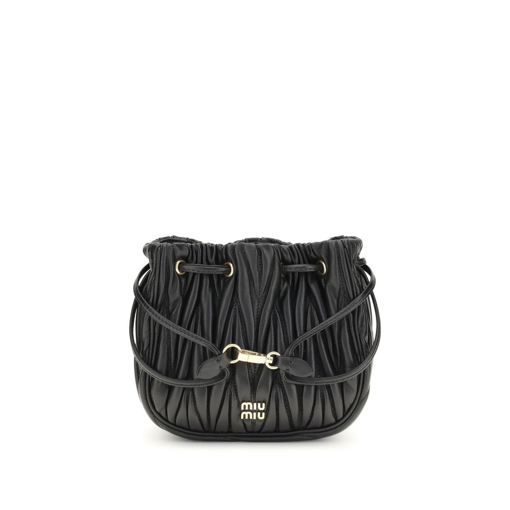 Matelassé nappa leather Pouch