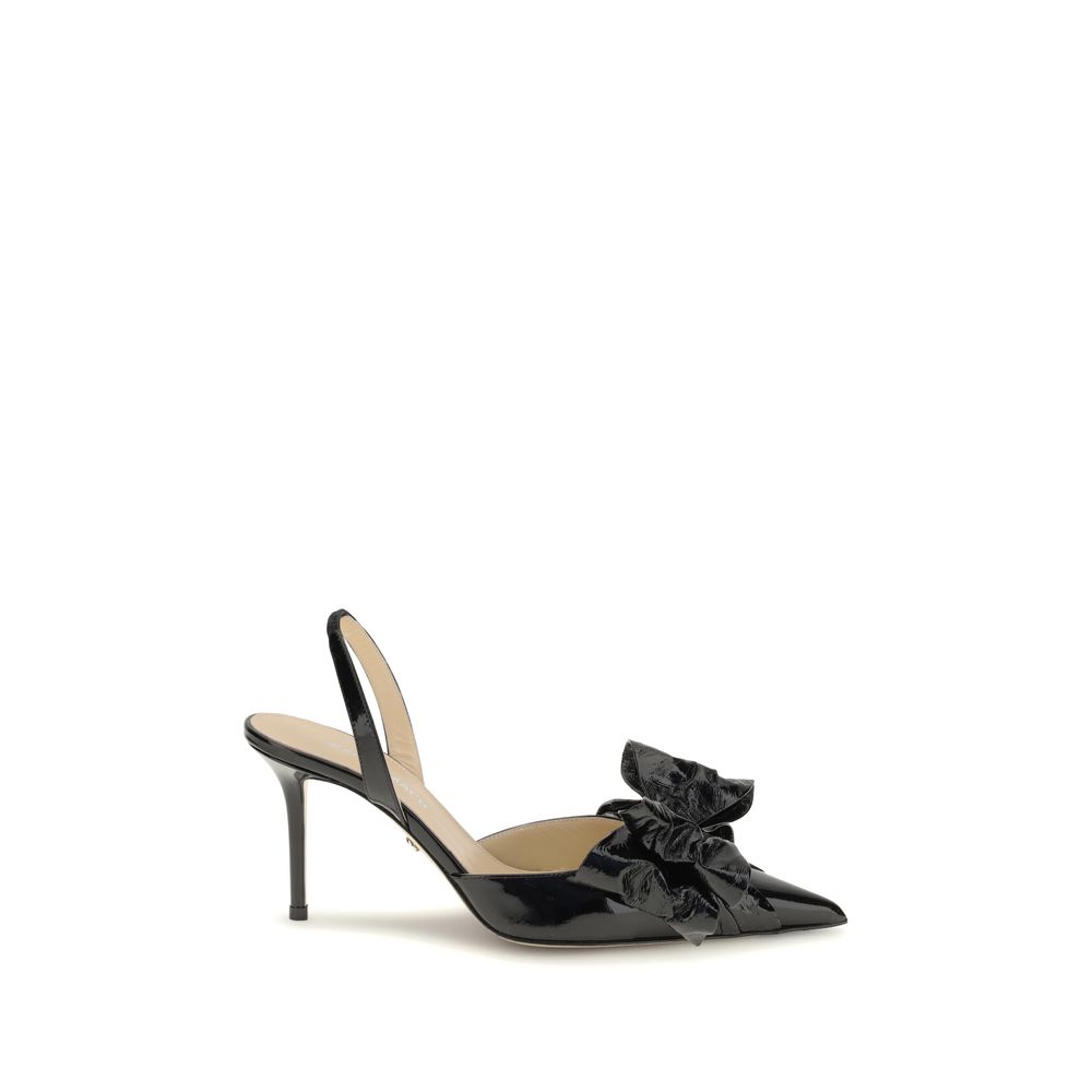 Cadeau Wrapped Leather Pumps
