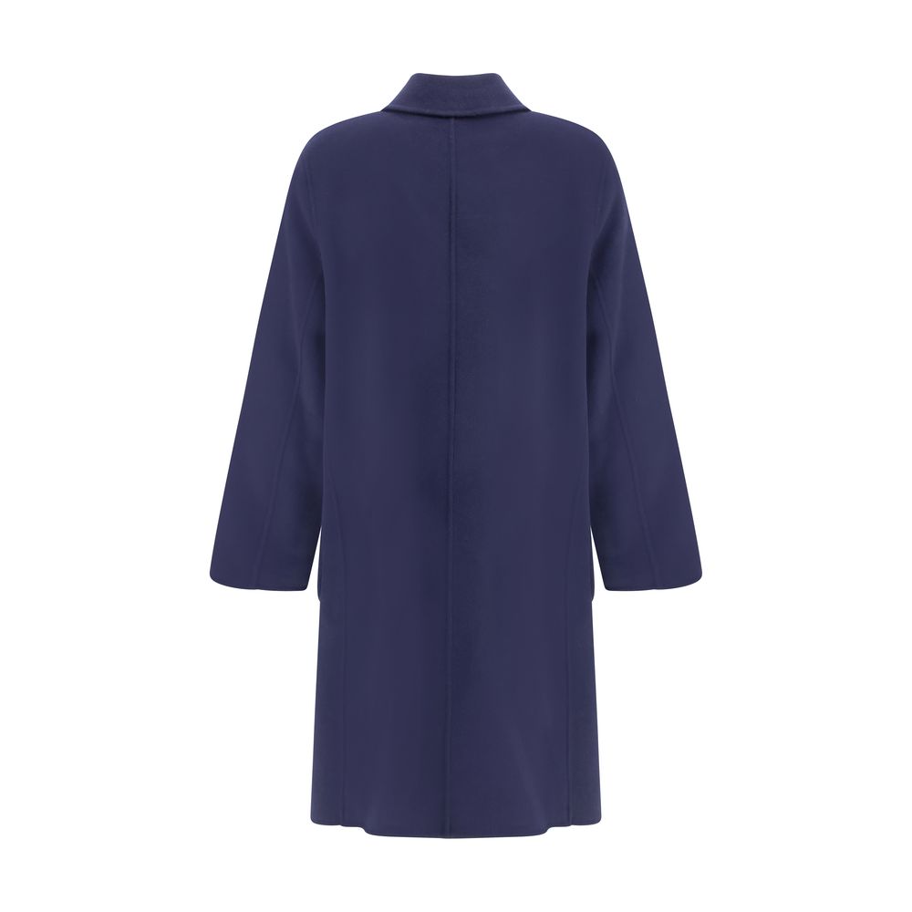 Blue Wool Coat - Thumbnail 2