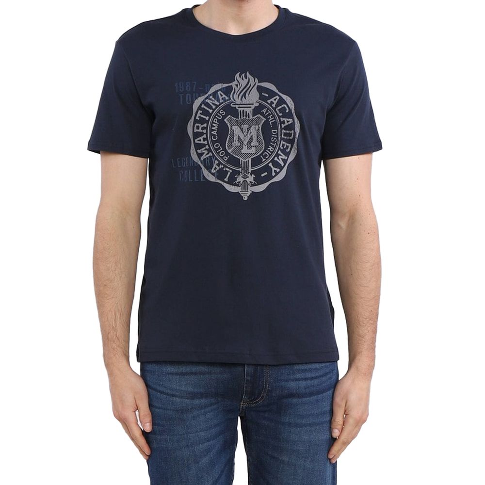 Blue Cotton T-Shirt